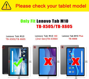 Силиконов гръб ТПУ гланц за Lenovo Smart Tab M10 HD 10.1 TB-X505F Wi-Fi / TB-X505L LTE бял прозрачен 